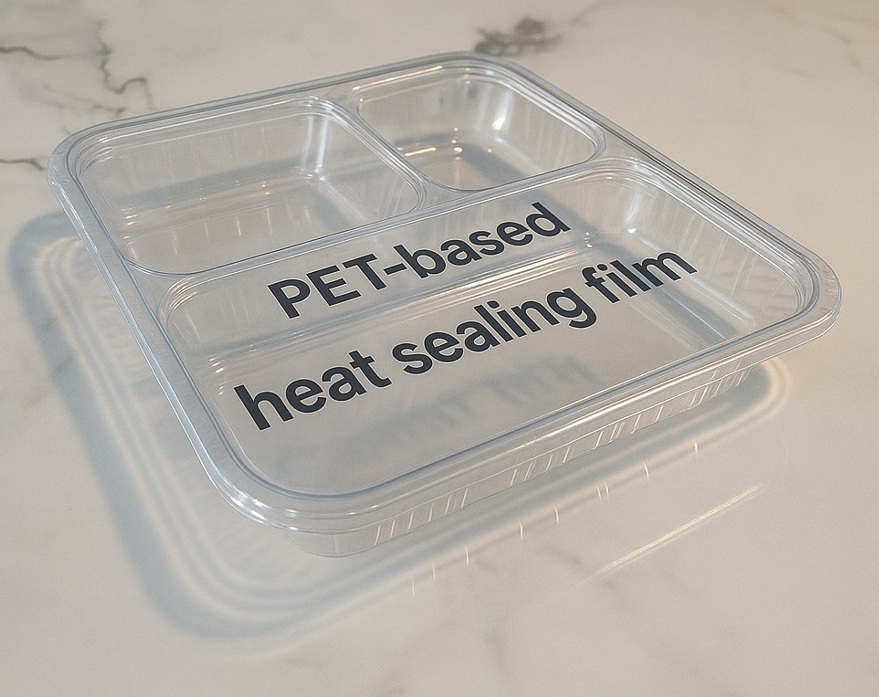 TPET tray with PET-based heat sealing film - MAP compatible